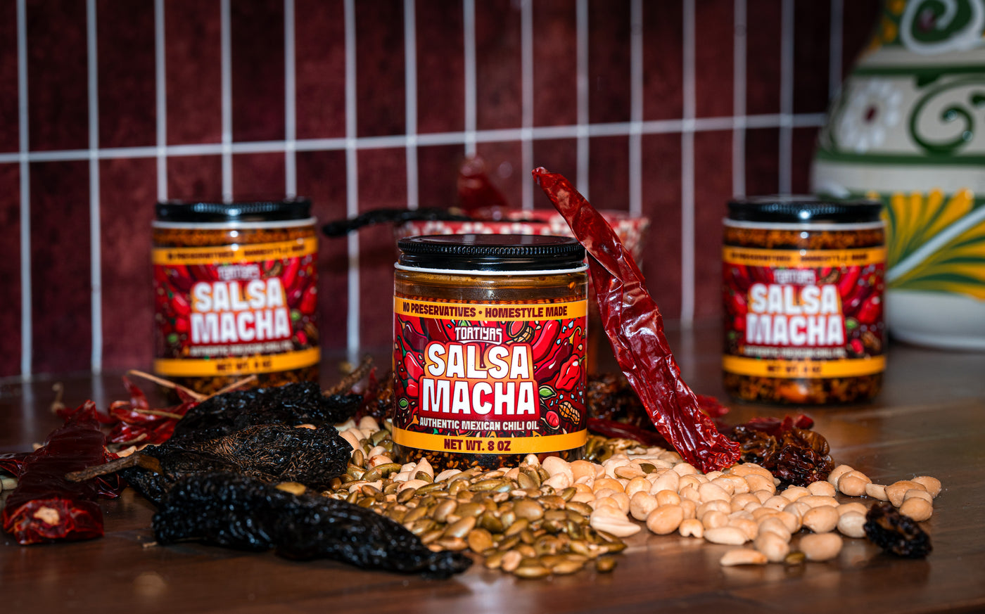 TORTIYAS Salsa Macha 5.5oz Jar
