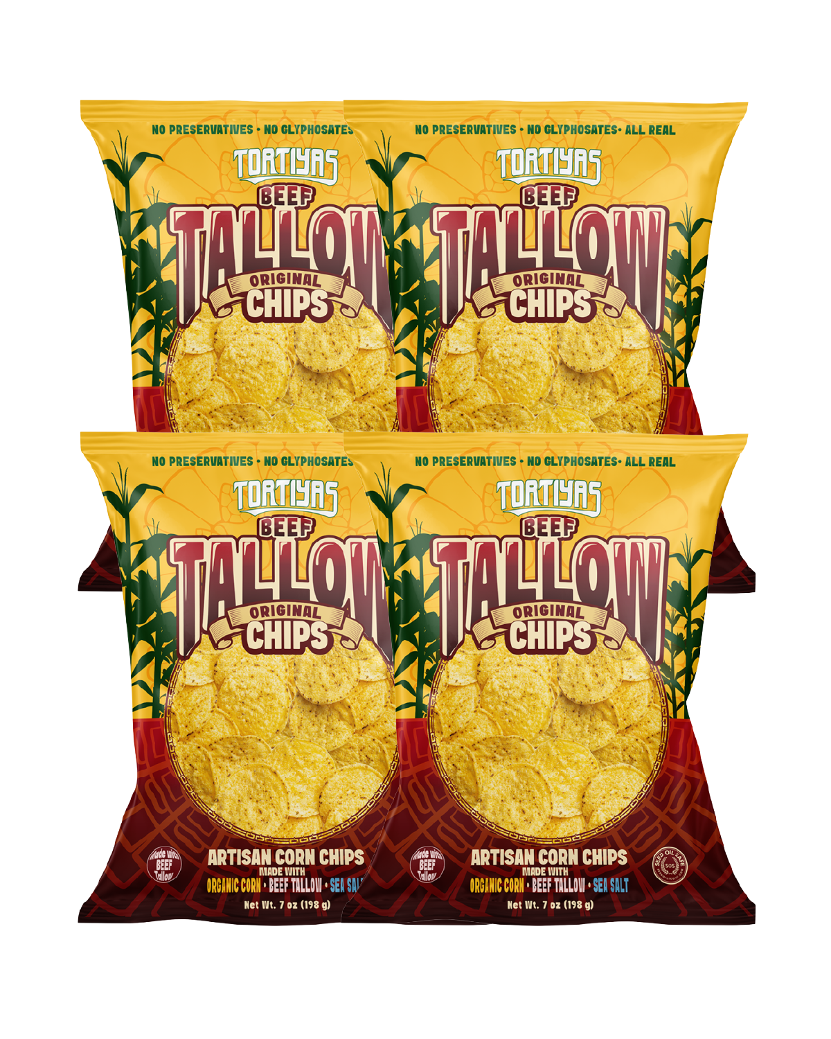 TORTIYAS Original Beef Tallow Corn Chips