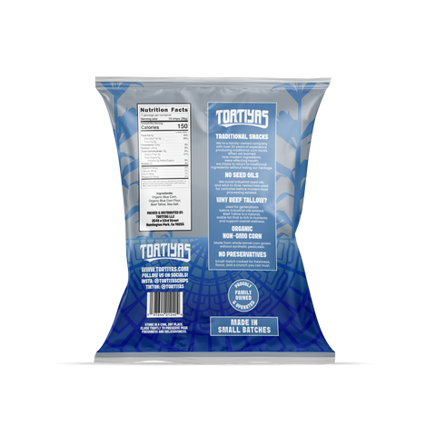 4-Tortiyas Chips Blue Corn