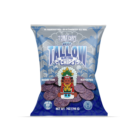 4-Tortiyas Chips Blue Corn