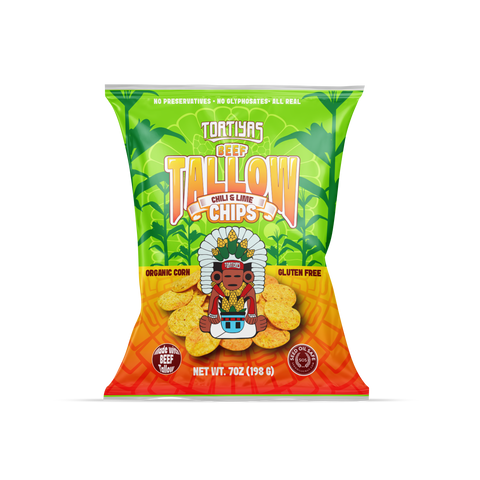 4- Tortiyas Chips Chili & Lime