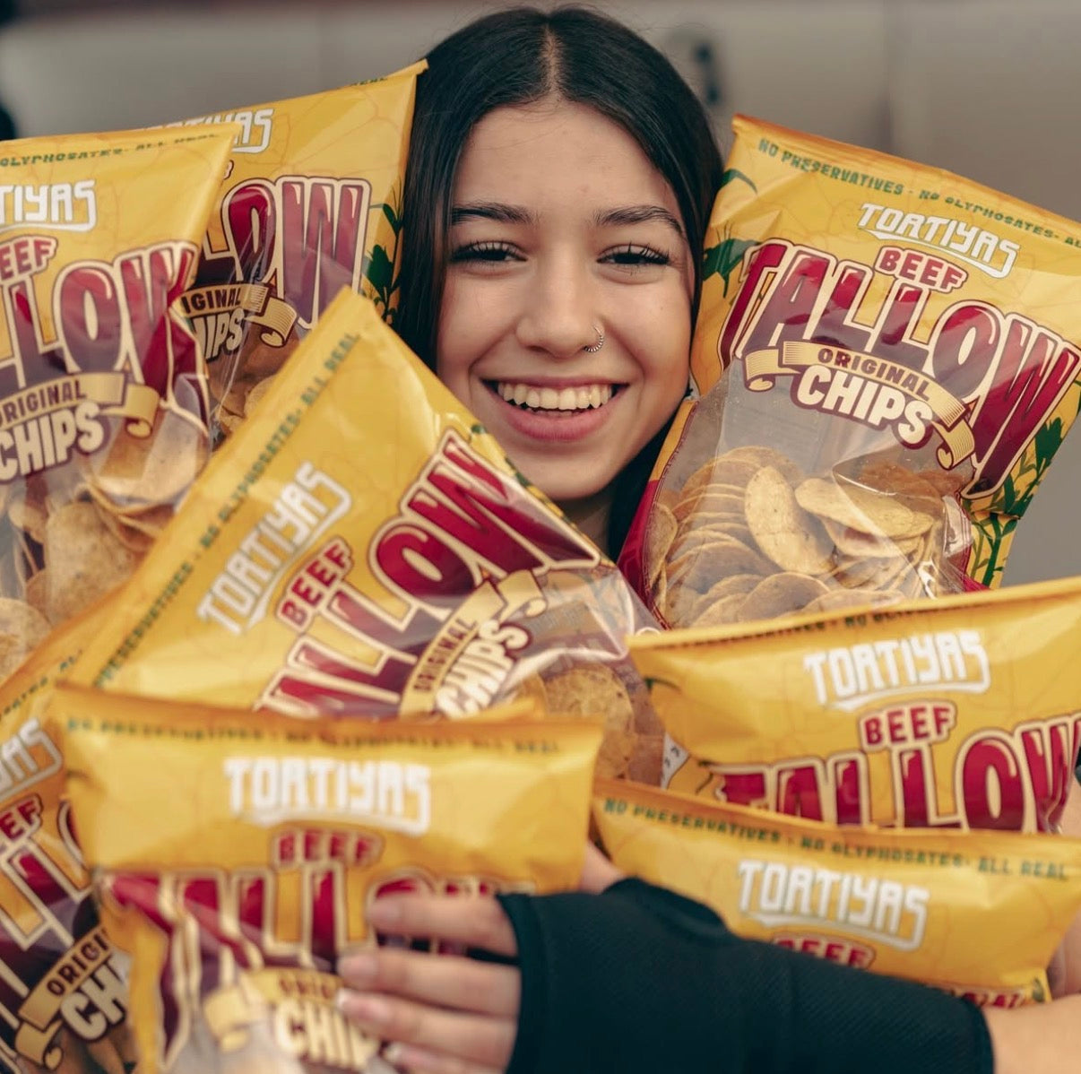 TORTIYAS Original Beef Tallow Corn Chips