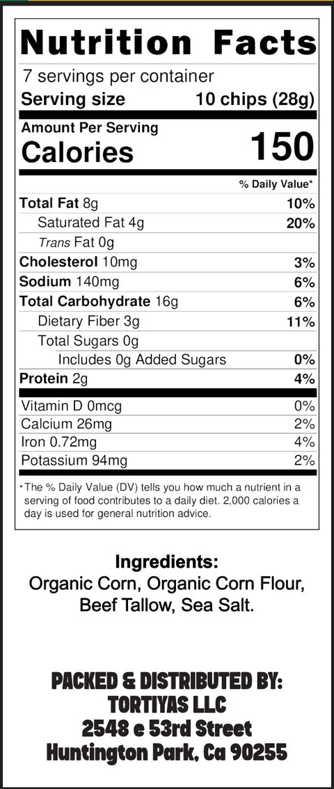 4- Original Tortiyas Chips