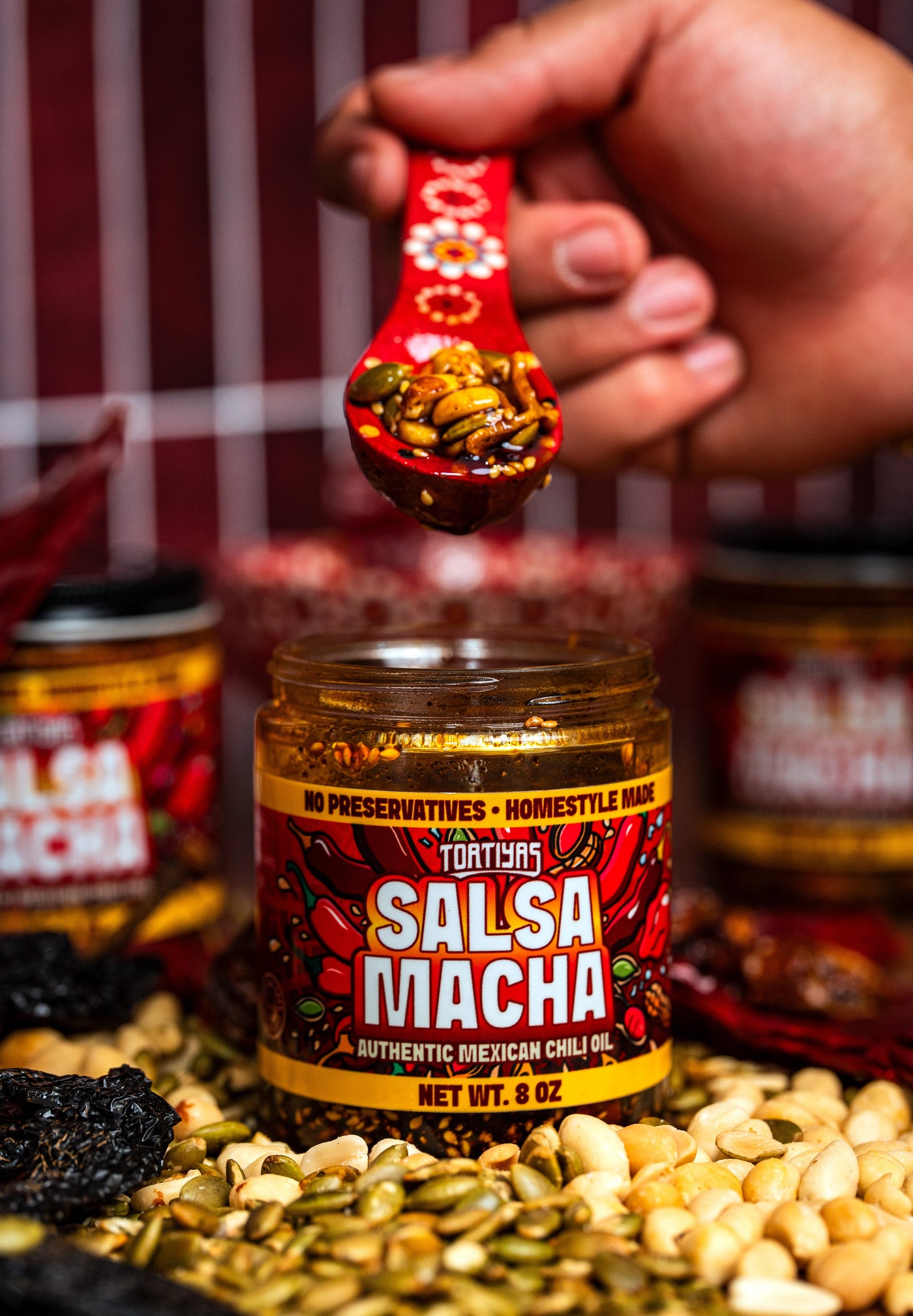 TORTIYAS Salsa Macha 5.5oz Jar