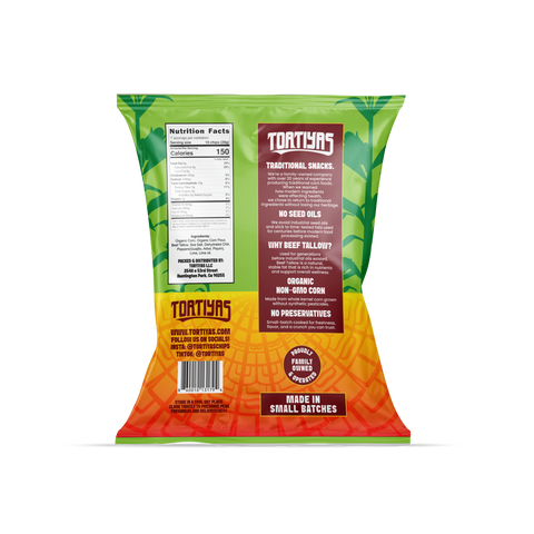 4- Tortiyas Chips Chili & Lime