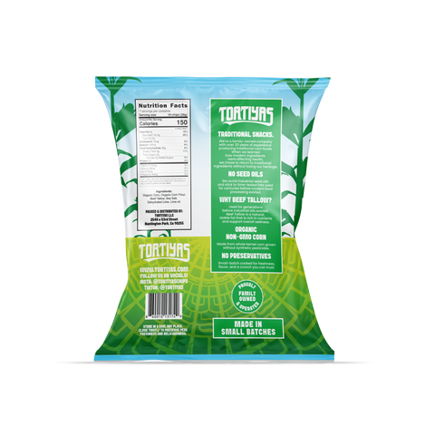 4- Tortiyas Chips Salt & Lime